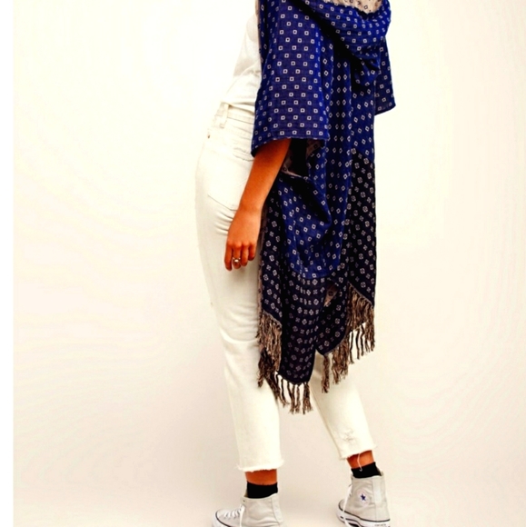 Free People: Time after Time EUC Navy & Ta… - Picture 4 of 10